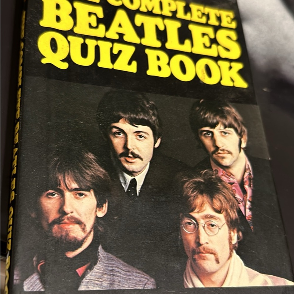 5 Beatles books
Some small damage to the paper covers on the books.